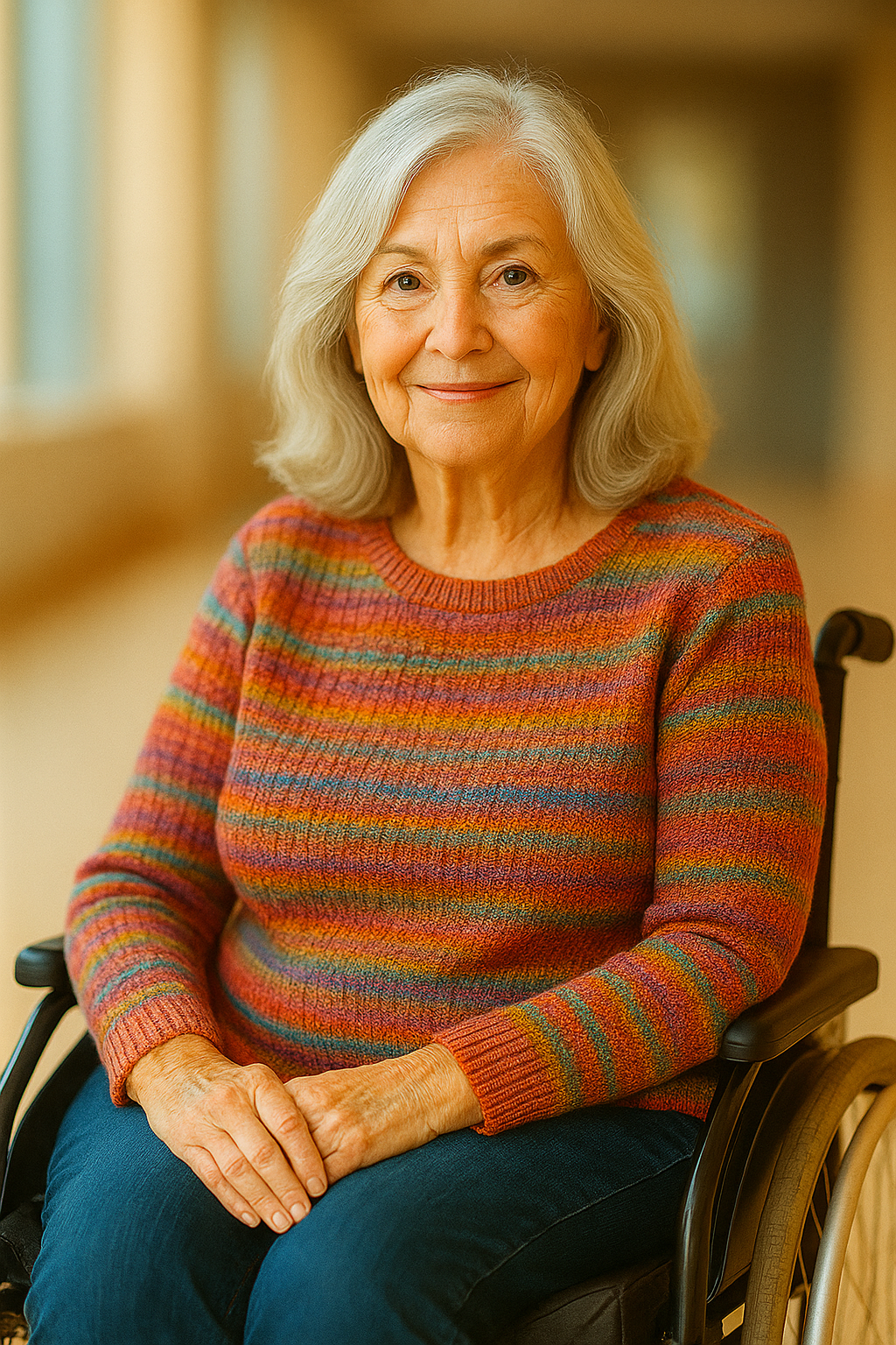 lady in wheel chair